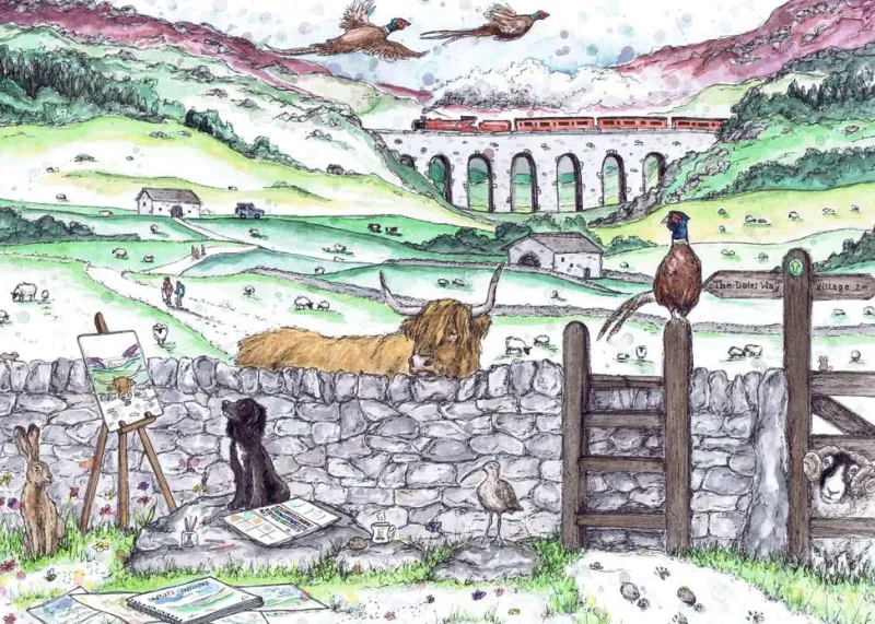 Ravensburger - Yorkshire Dales - 1000 Piece Jigsaw Puzzle New