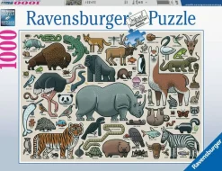 Ravensburger - You Wild Animal - 1000 Piece Jigsaw Puzzle Discount