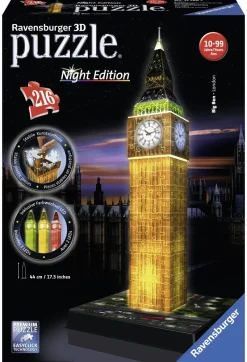 Ravensburger Big Ben - Night Edition, 216pc 3D Jigsaw Puzzle Discount