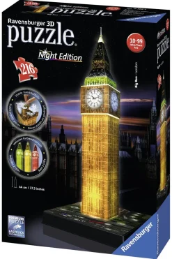 Ravensburger Big Ben - Night Edition, 216pc 3D Jigsaw Puzzle Discount
