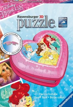 Ravensburger Disney Princess - Heart Shaped 54 Piece 3D Jigsaw Puzzle Online