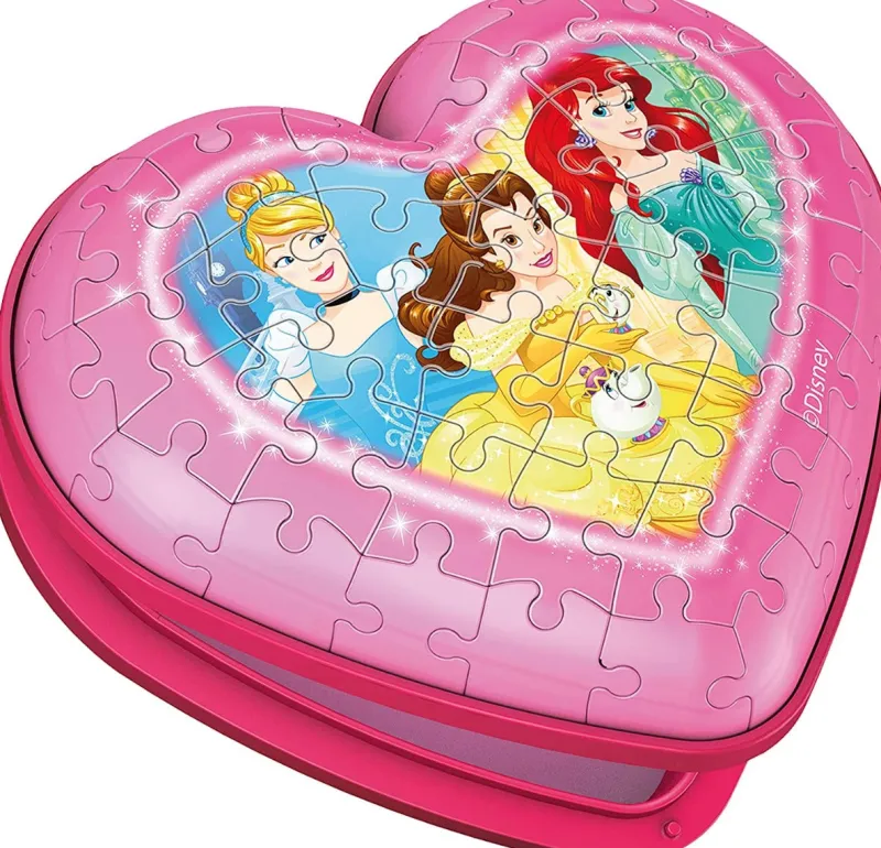Ravensburger Disney Princess - Heart Shaped 54 Piece 3D Jigsaw Puzzle Online