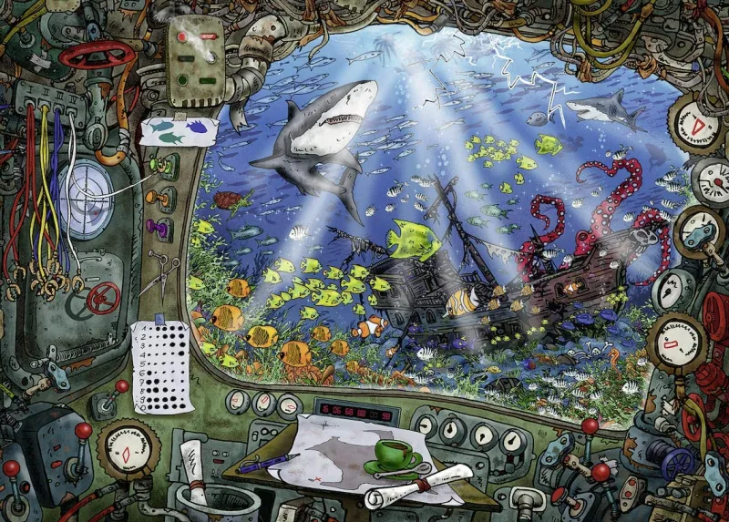 Ravensburger Escape Puzzle Submarine - 759 Piece Jigsaw Puzzle Discount