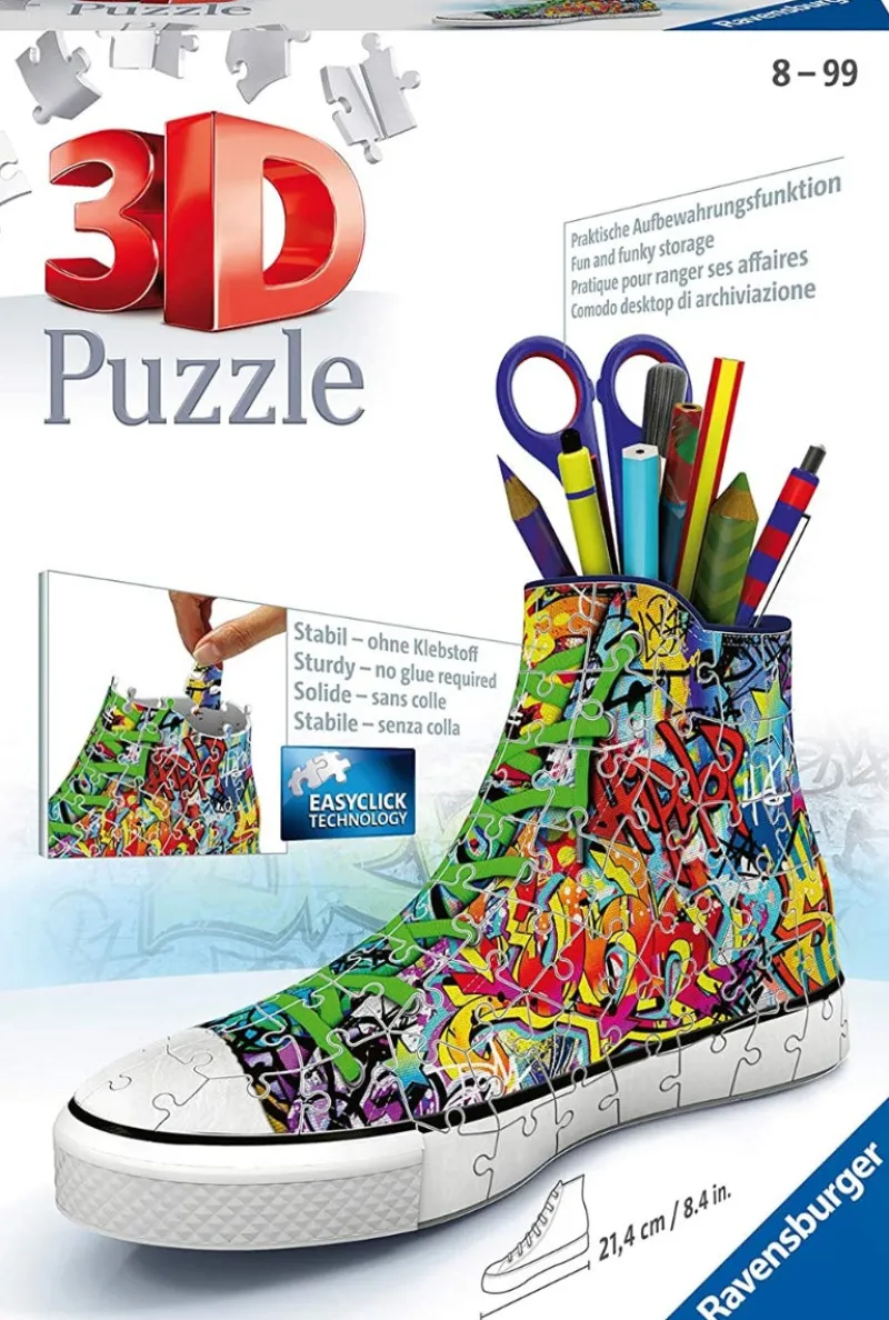 Ravensburger Graffiti Sneaker - 108 Piece 3D Jigsaw Puzzle Sale