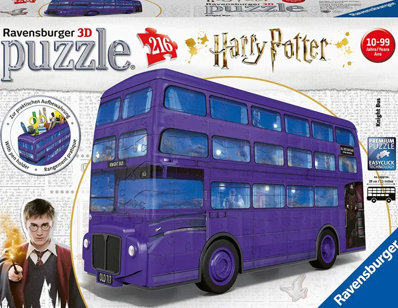 Ravensburger Harry Potter Knight Bus - 216 Piece 3D Jigsaw Puzzle Online