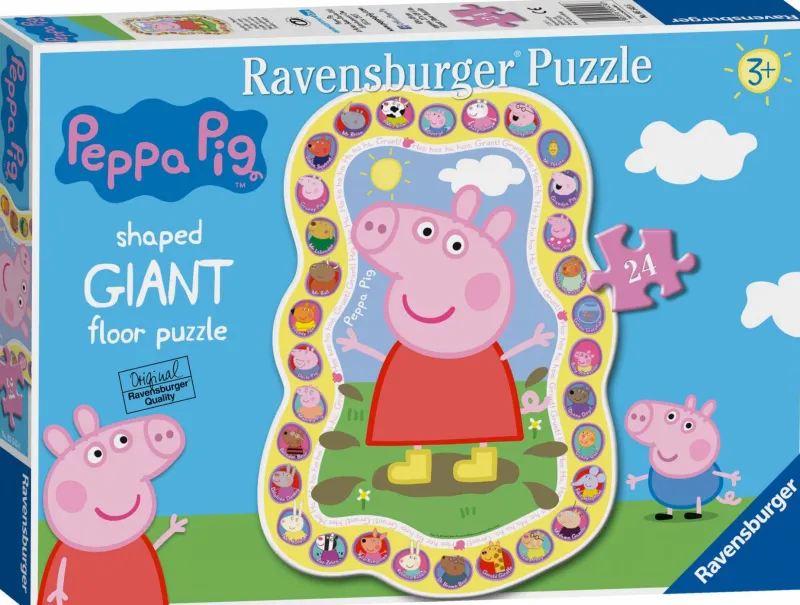 Ravensburger Peppa Pig - 24 Giant Floor Jigsaw Puzzle Pieces Discount
