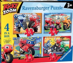 Ravensburger Ricky Zoom - 4 In Box (12, 16, 20, 24 Piece) Jigsaw Puzzles Clearance