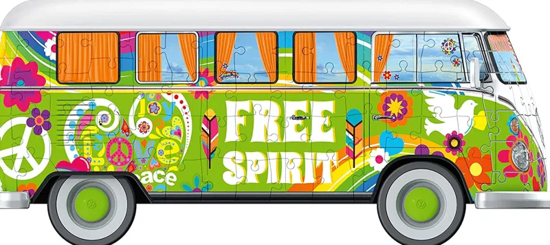 Ravensburger VW Camper Van Woodstock 50th Anniversary - 162 Piece 3D Jigsaw Puzzle Discount