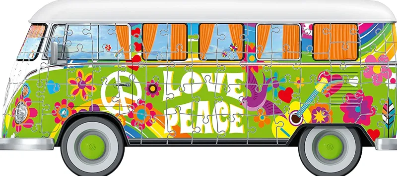 Ravensburger VW Camper Van Woodstock 50th Anniversary - 162 Piece 3D Jigsaw Puzzle Discount