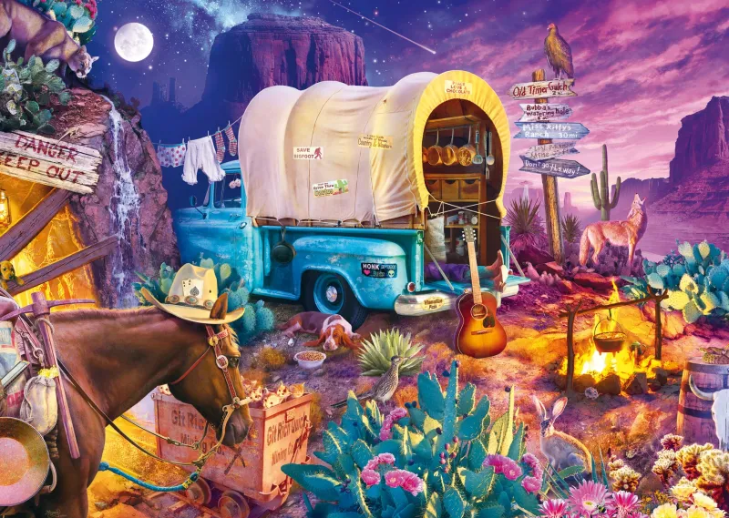 Schmidt - A Charming Wild West Campout - 1000 Piece Online