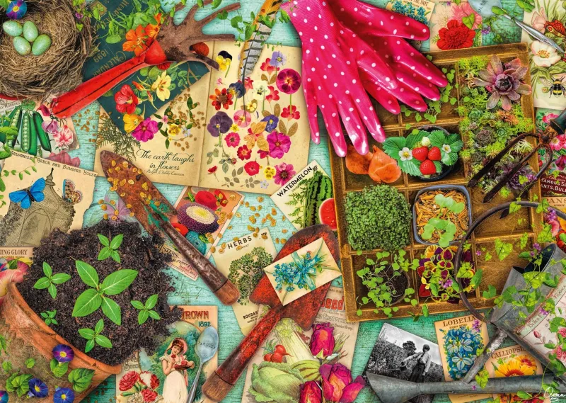 Schmidt - Aimee Stewart: Everything for the Garden - 1000 Piece Jigsaw Puzzle New