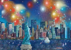 Schmidt - Alexander Chen - Fireworks over New York - 1000 Piece Jigsaw Puzzle Online