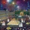 Schmidt - Alexander Chen, Fireworks at the Louvre - 1000 Piece Jigsaw Puzzle Fashion
