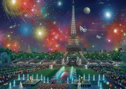 Schmidt - Alexander Chen, Fireworks at the Eiffel Tower - 1000 Piece Jigsaw Puzzle Fashion