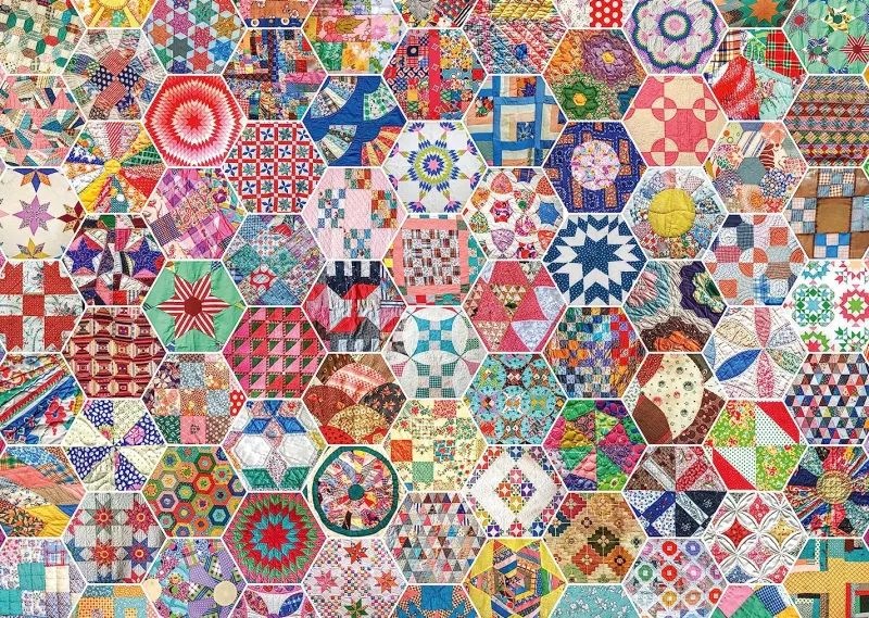 Schmidt - American Patchwork Quilt - 1000 Piece Jigsaw Puzzle Fashion