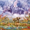 Schmidt - Animals at the Waterhole - 1000 Piece Jigsaw Puzzle Outlet