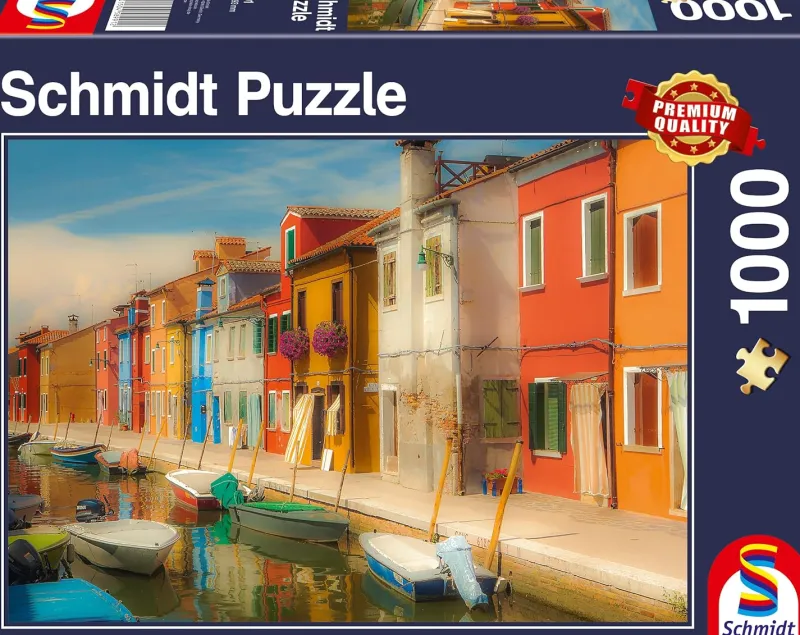 Schmidt - Bright Houses Island of Murano - 1000 Piece Jigsaw Puzzle Best