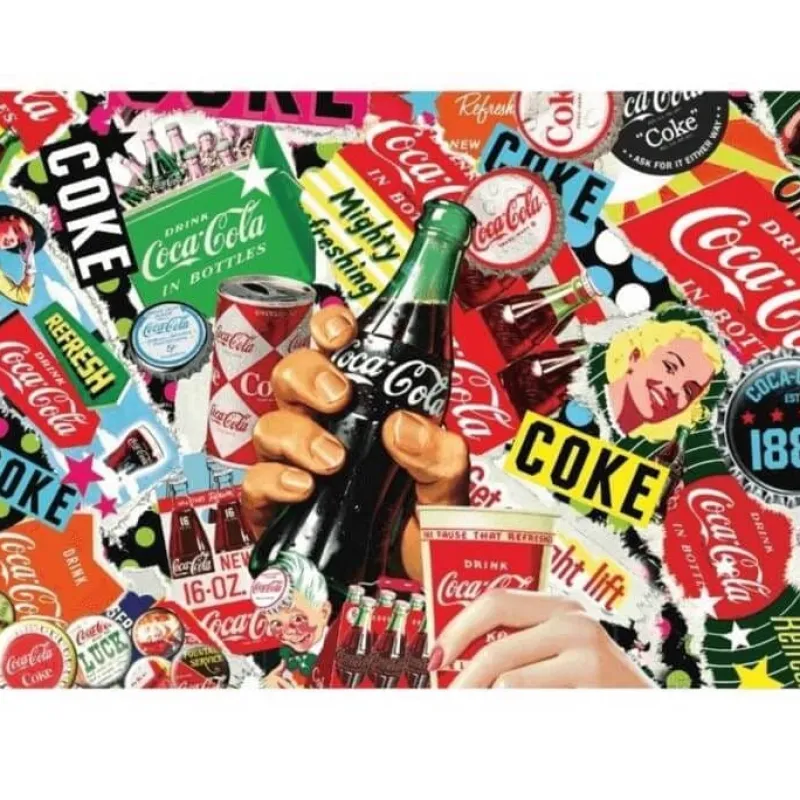 Schmidt - Coca Cola Montage - 1000 Piece Jigsaw Puzzle Online