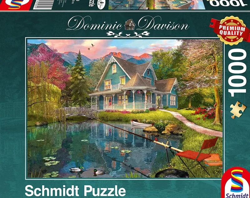 Schmidt - Dominic Davison, House by the Lake - 1000 Piece Jigsaw Puzzle Best