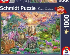 Schmidt - Enchanted Dragon Land- 1000 Piece Jigsaw Puzzle New