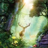 Schmidt - Georgia Fellenberg: Deer in the Forest - 1000 Piece Jigsaw Puzzle Outlet