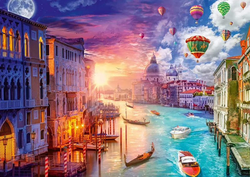 Schmidt - Lars Stewart - Venice - Night and Day - 1000 Piece Jigsaw Puzzle Discount