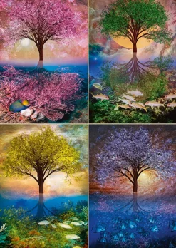 Schmidt - Magic Tree on the Lake - 1000 Piece Jigsaw Puzzle New
