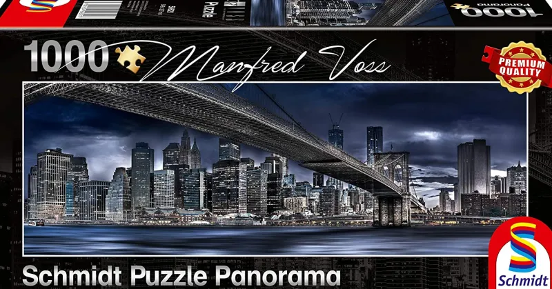Schmidt - Manfred Voss - New York Dark Night - 1000 Piece Jigsaw Puzzle Fashion