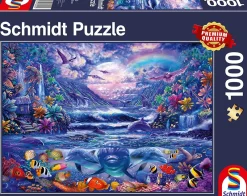 Schmidt - Moonlight Oasis - 1000 Piece Jigsaw Puzzle Online