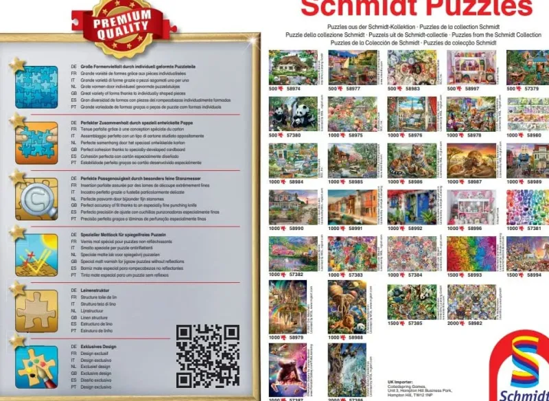 Schmidt - Rainbow Marbles - 1000 Piece Jigsaw Puzzle Outlet