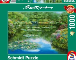 Schmidt - Sam Park - Water Lily Pond - 1000 Piece Jigsaw Puzzle New