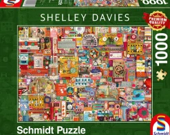 Schmidt - Shelley Davies: Vintage Sewing Supplies - 1000 Piece Jigsaw Puzzle Clearance
