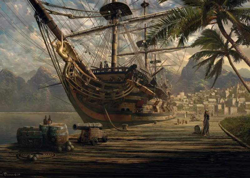 Schmidt - Ship at Anchor - 1000 Piece Jigsaw Puzzle Sale