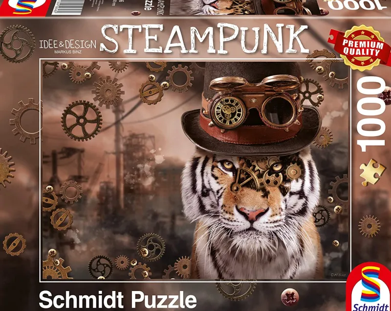 Schmidt - Steampunk Tiger - 1000 Piece Jigsaw Puzzle Clearance