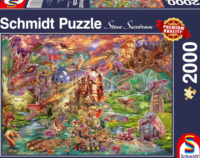 Schmidt - The Dragon's Treasure - 2000 Piece Jigsaw Puzzle Online