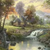 Schmidt - Thomas Kinkade : Mountain Retreat - 1000 Piece Jigsaw Puzzle Best