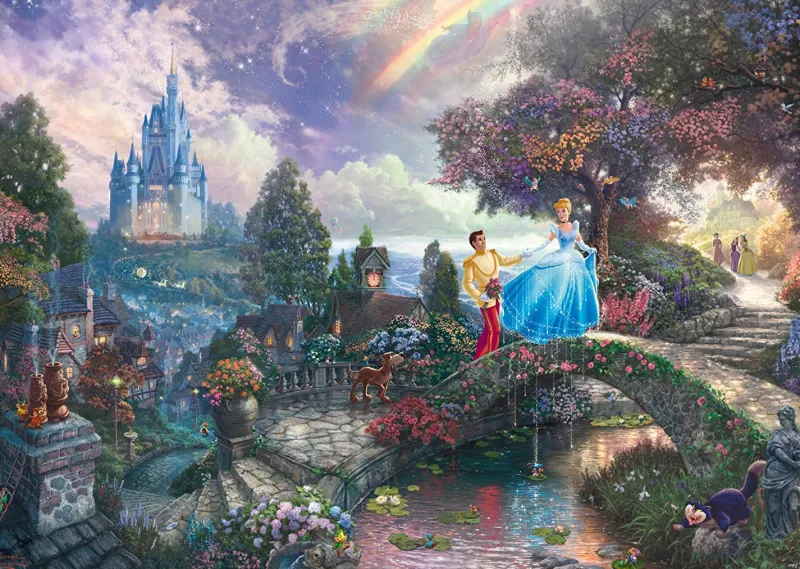 Schmidt - Thomas Kinkade - Cinderella - 1000 Piece Jigsaw Puzzle Clearance