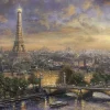 Schmidt - Thomas Kinkade - City of Love - 1000 Piece Jigsaw Puzzle Hot