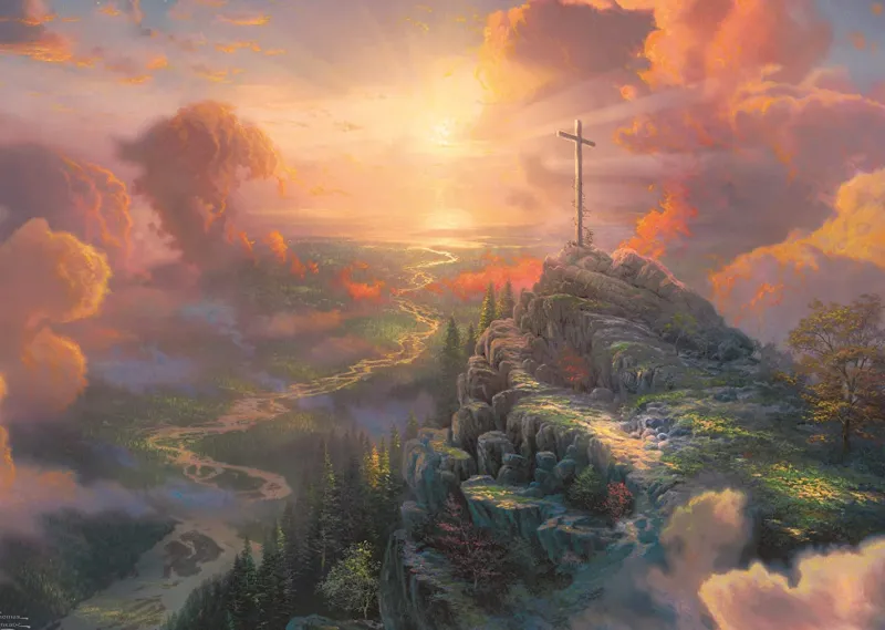 Schmidt - Thomas Kinkade - Spirit - The Cross - 1000 Piece Jigsaw Puzzle Sale