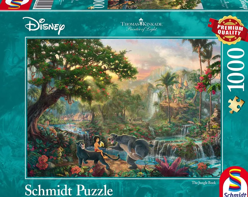 Schmidt - Thomas Kinkade - Disney - The Jungle Book - 1000 Piece Jigsaw Puzzle Online