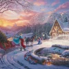 Schmidt - Thomas Kinkade: Disney Cinderella Brining Home the Tree - 1000 Piece Discount
