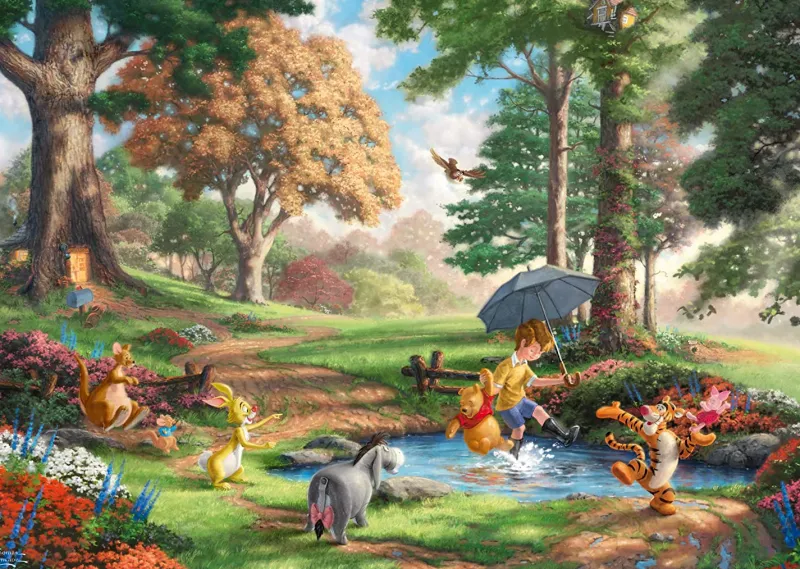 Schmidt - Thomas Kinkade: Disney Winnie the Pooh - 1000 Piece Jigsaw Puzzle Fashion