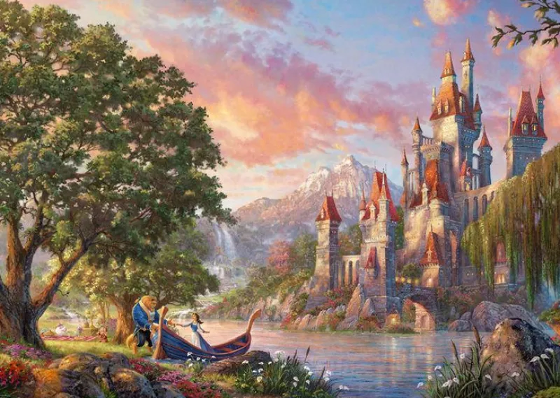Schmidt - Thomas Kinkade: Disney Belle's Magical World - 3000 Piece Jigsaw Puzzle Outlet