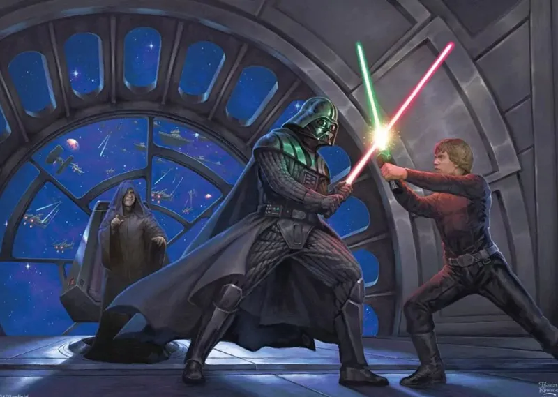 Schmidt - Thomas Kinkade: Disney Star Wars - A Son's Destiny - 1000 Piece Jigsaw Puzzle Online