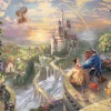 Schmidt - Thomas Kinkade: Disney Beauty and the Beast Falling in Love - 1000 Piece Jigsaw Puzzle Outlet