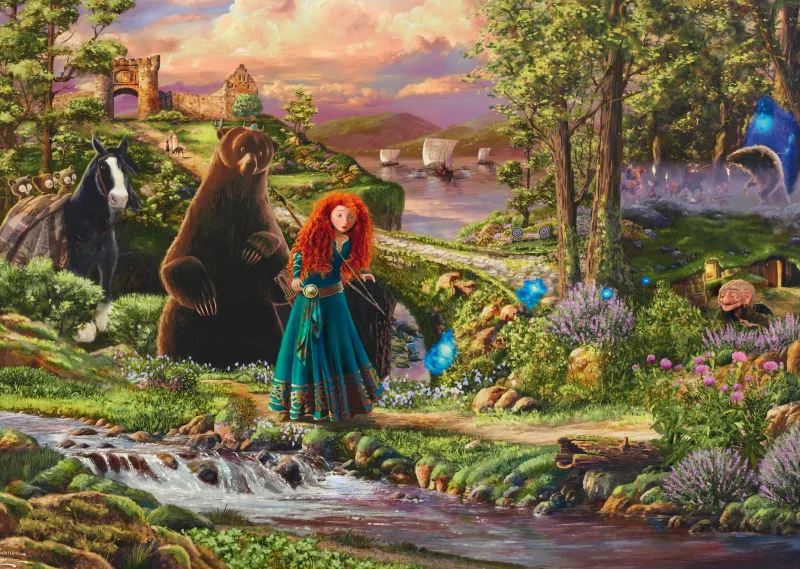 Schmidt - Thomas Kinkade: Disney Brave - 1000 Piece Jigsaw Puzzle Outlet