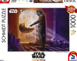 Schmidt - Thomas Kinkade: Disney Star Wars The Mandalorian - Turning Point - 1000 Piece Jigsaw Puzzle Hot