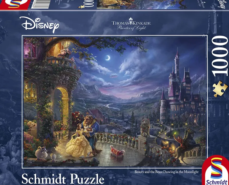 Schmidt - Thomas Kinkade: Disney Beauty & the Beast - 1000 Piece Jigsaw Puzzle Online