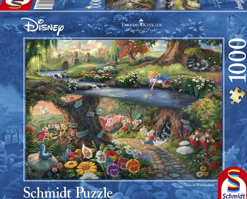 Schmidt - Thomas Kinkade: Disney Alice in Wonderland - 1000 Piece Jigsaw Puzzle Best