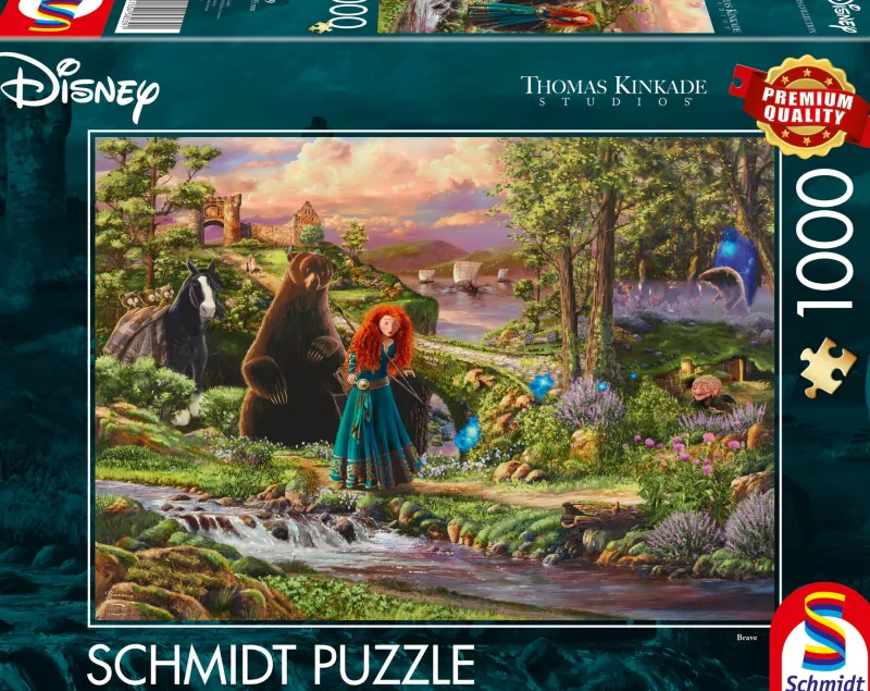 Schmidt - Thomas Kinkade: Disney Brave - 1000 Piece Jigsaw Puzzle Outlet